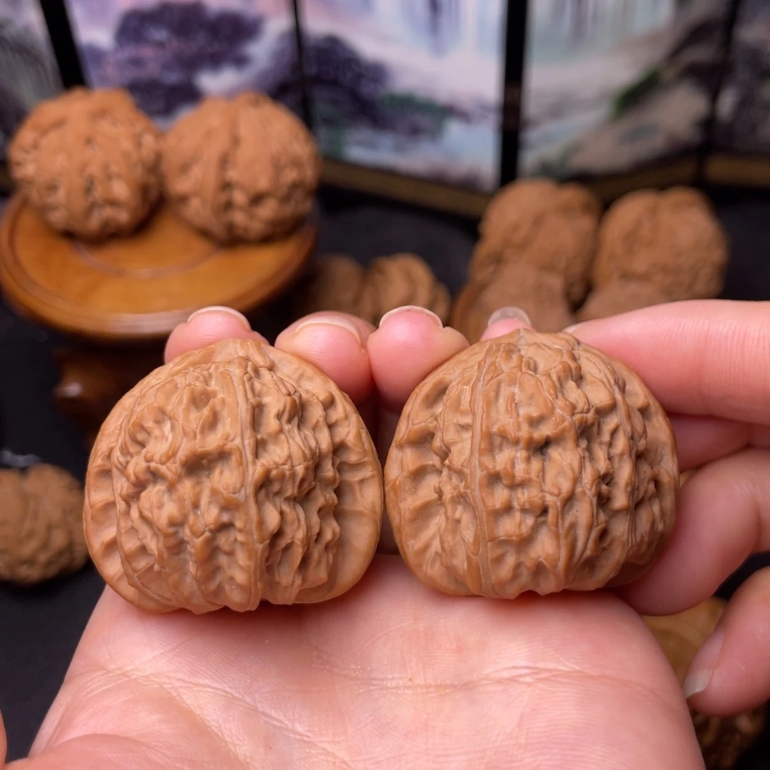 把件文玩核桃38白狮子