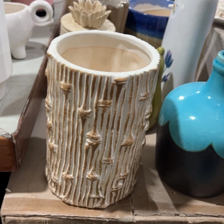 陶瓷花瓶摆件外贸出口微瑕捡漏高20口11公分