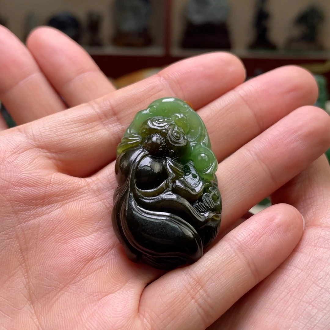 和田玉未镶嵌摆件