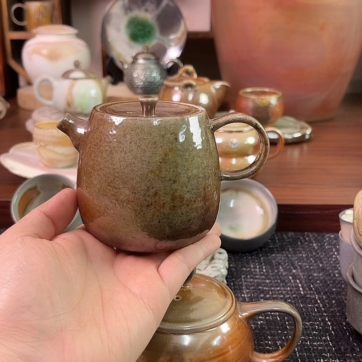 柴烧龙窑精品茶壶福利