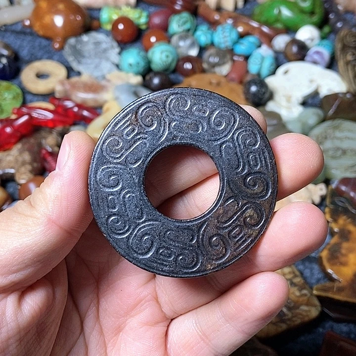 和田玉未镶嵌颈饰45