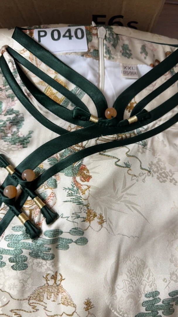 -040-瑕-------改良款旗袍