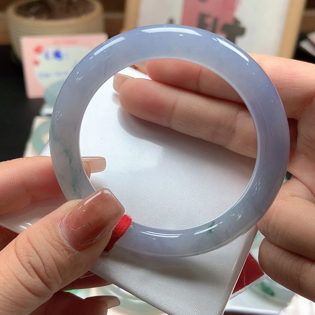 翡翠未镶嵌手镯56号