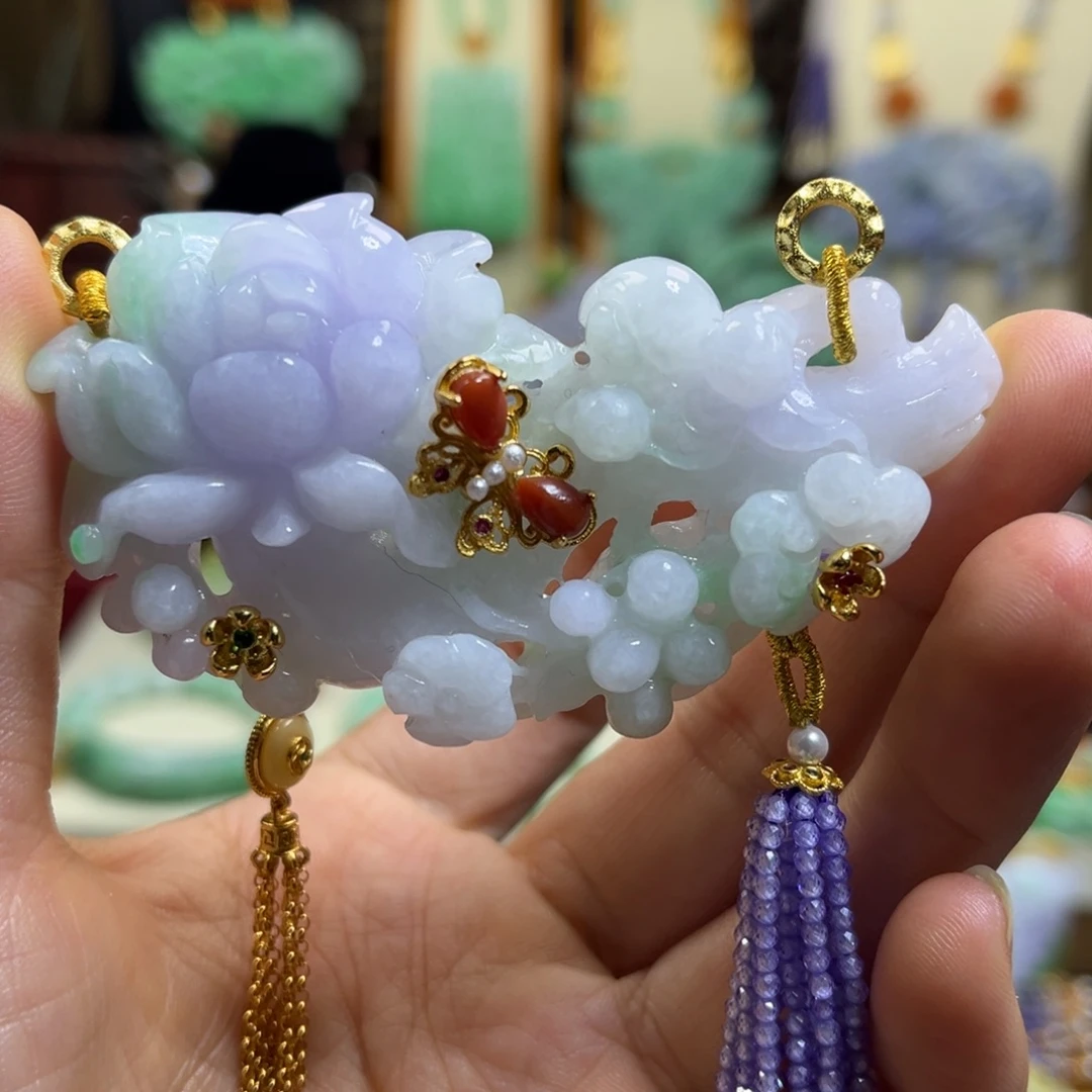 翡翠未镶嵌颈饰天然翡翠