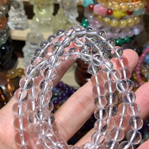 水晶佛珠未镶嵌胖*?8mm佛珠