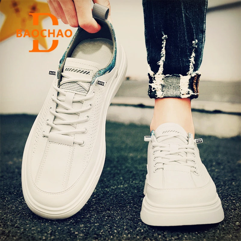 阿甘鞋男鞋2025春季爆款百搭厚底时尚高级感男士休闲鞋子板鞋男款