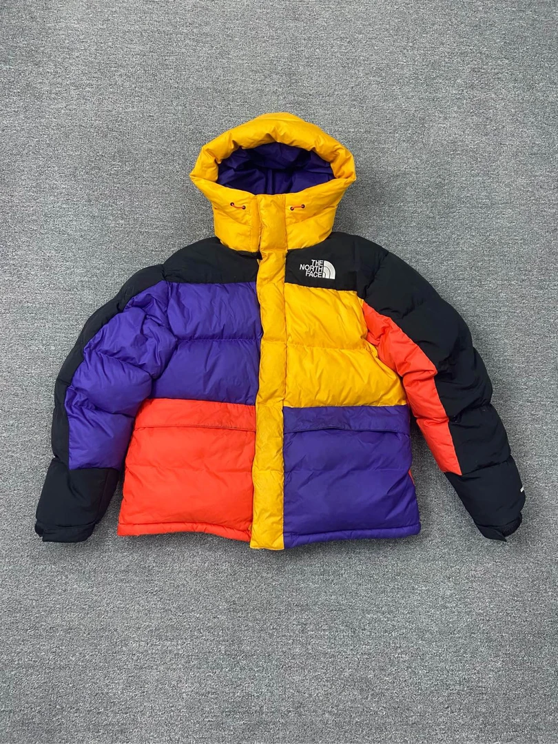 99新 THE NORTH FACE/北面 拼接羽绒服/拼色/M码