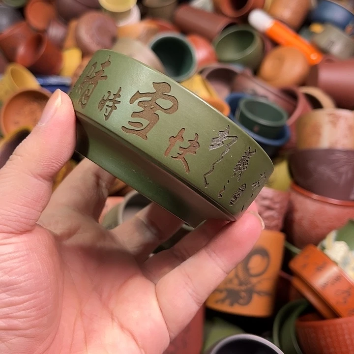 紫砂茶杯全手工紫砂主人杯