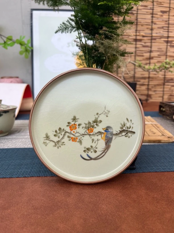 壶承喜上眉梢开片