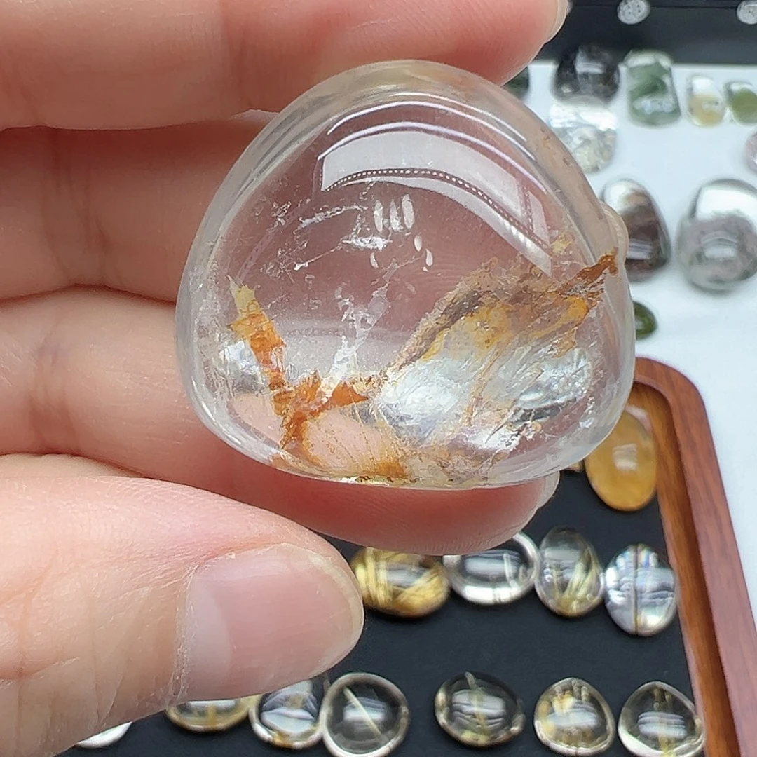 水晶未镶嵌珠宝半成品