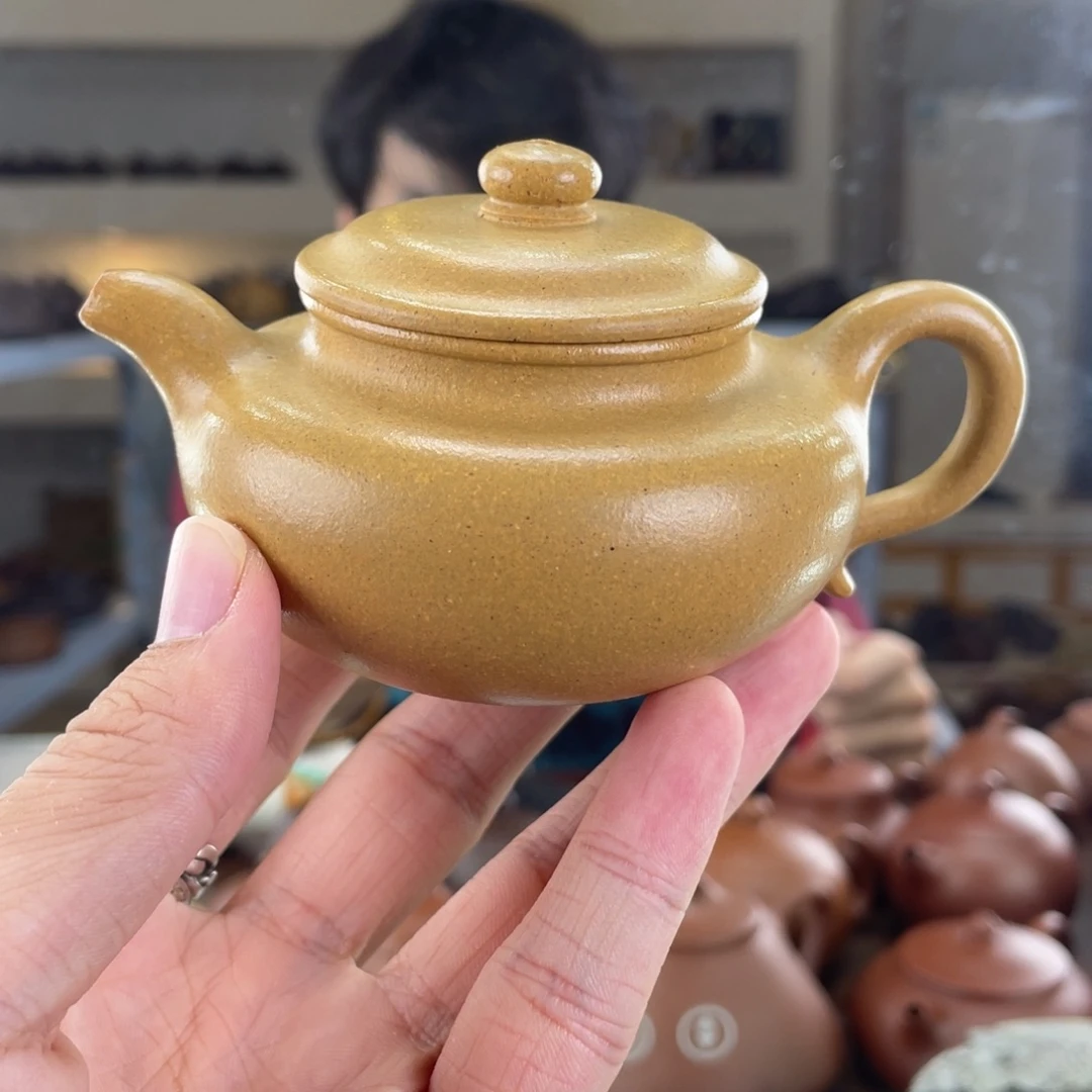 茶壶紫砂130cc黄金段茶壶
