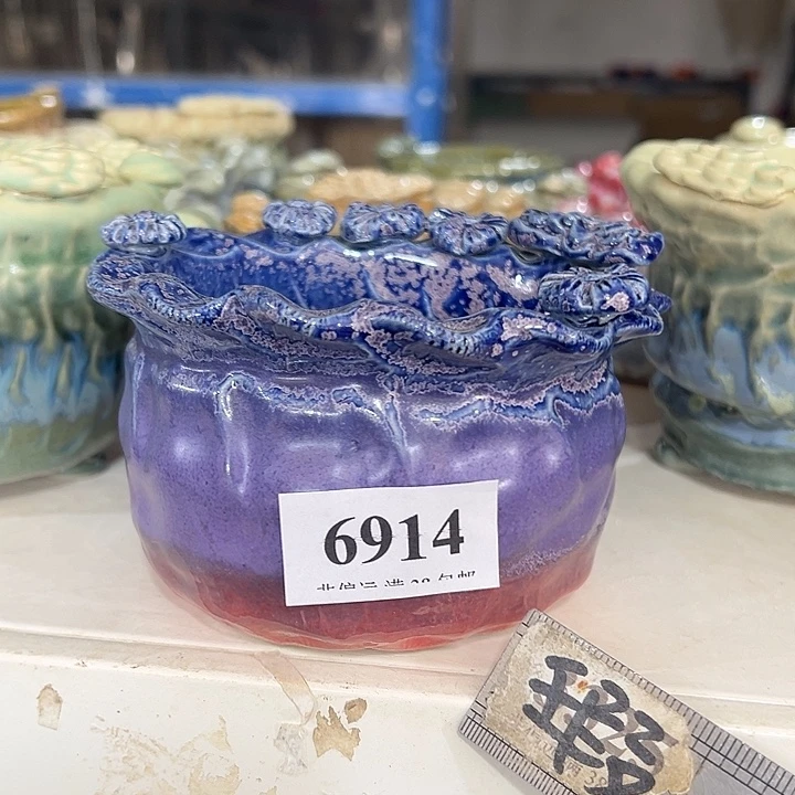 口8 手工花盆满30包邮