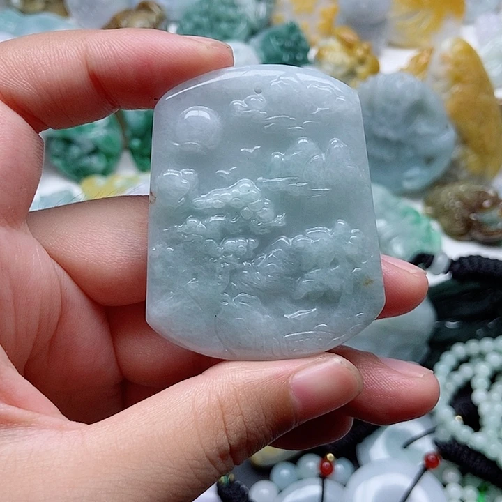 吊坠(不含链)未镶嵌翡翠1