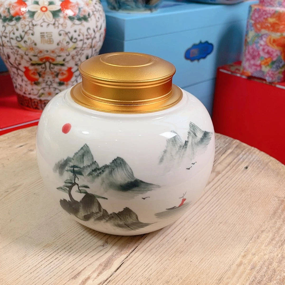 【闪购商品】罐陶瓷茶叶罐密封罐