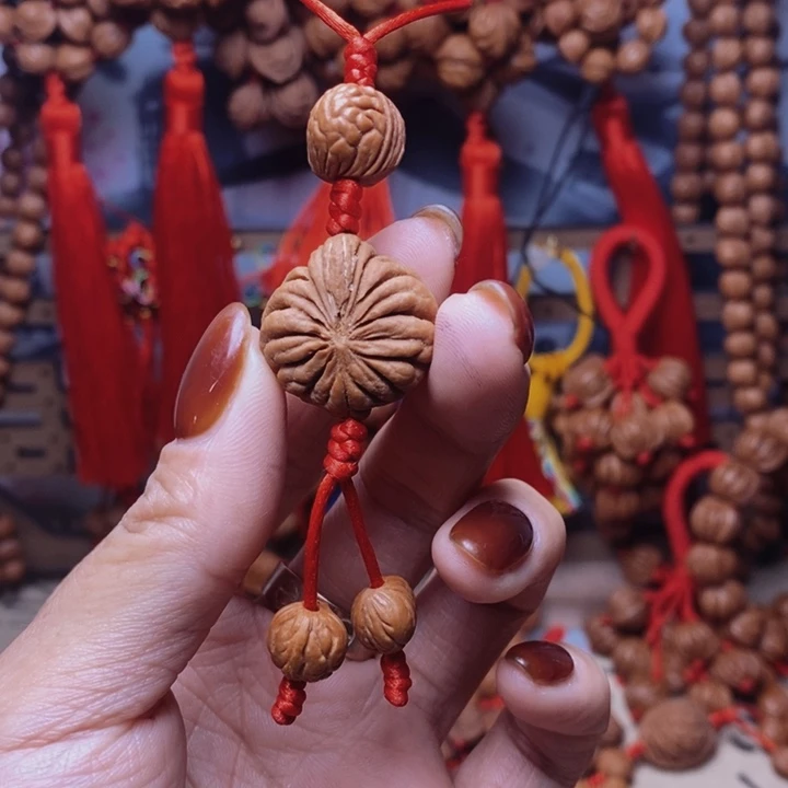 吊坠桃核龙纹桃枭