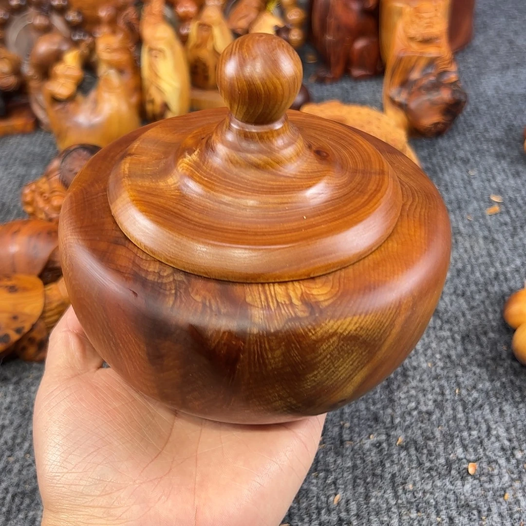 娇***娇崖柏太行崖柏崖窝黑金刚黑骨糖心罐子，巨无霸