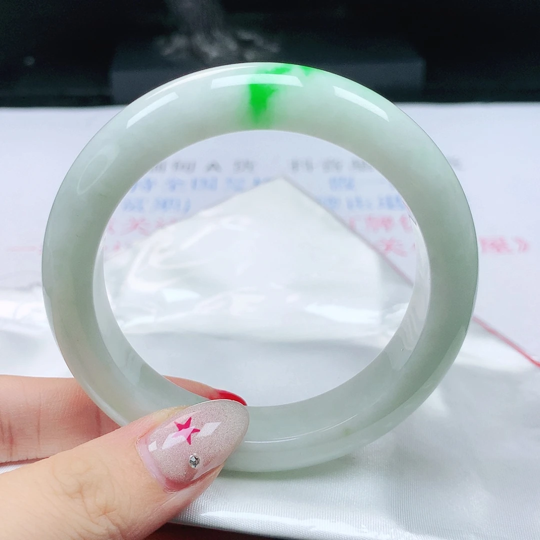 翡翠手镯未镶嵌翡翠57.7