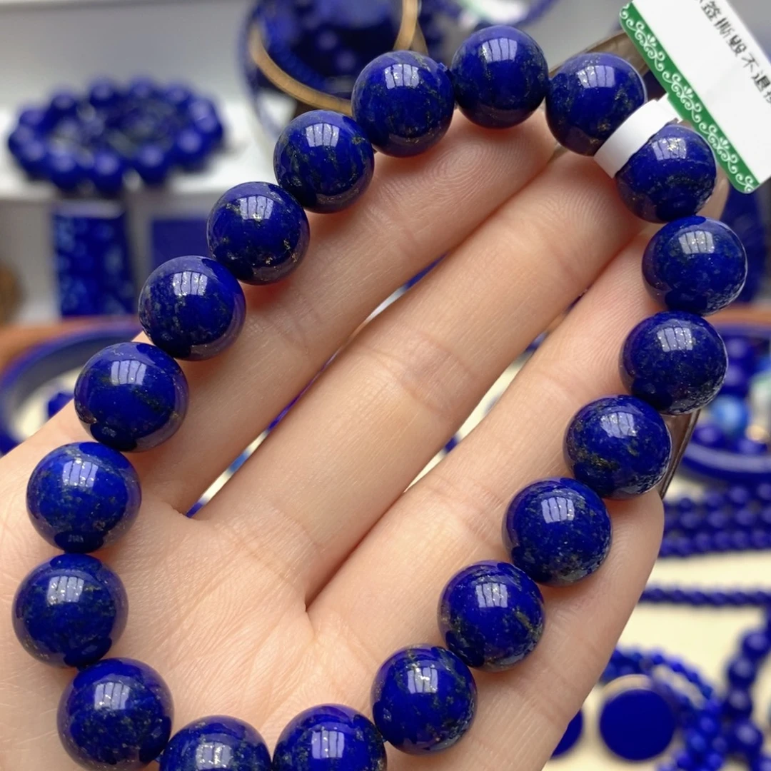 青金石未镶嵌手链10mm