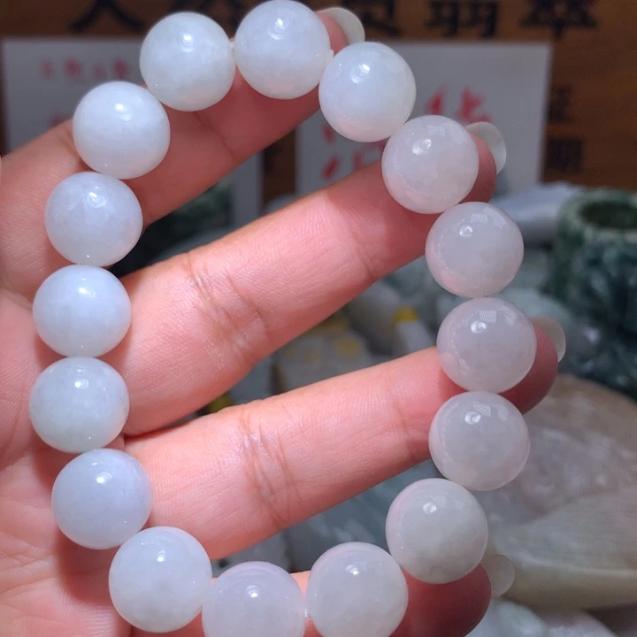 翡翠未镶嵌颈饰保真天然A货翡翠