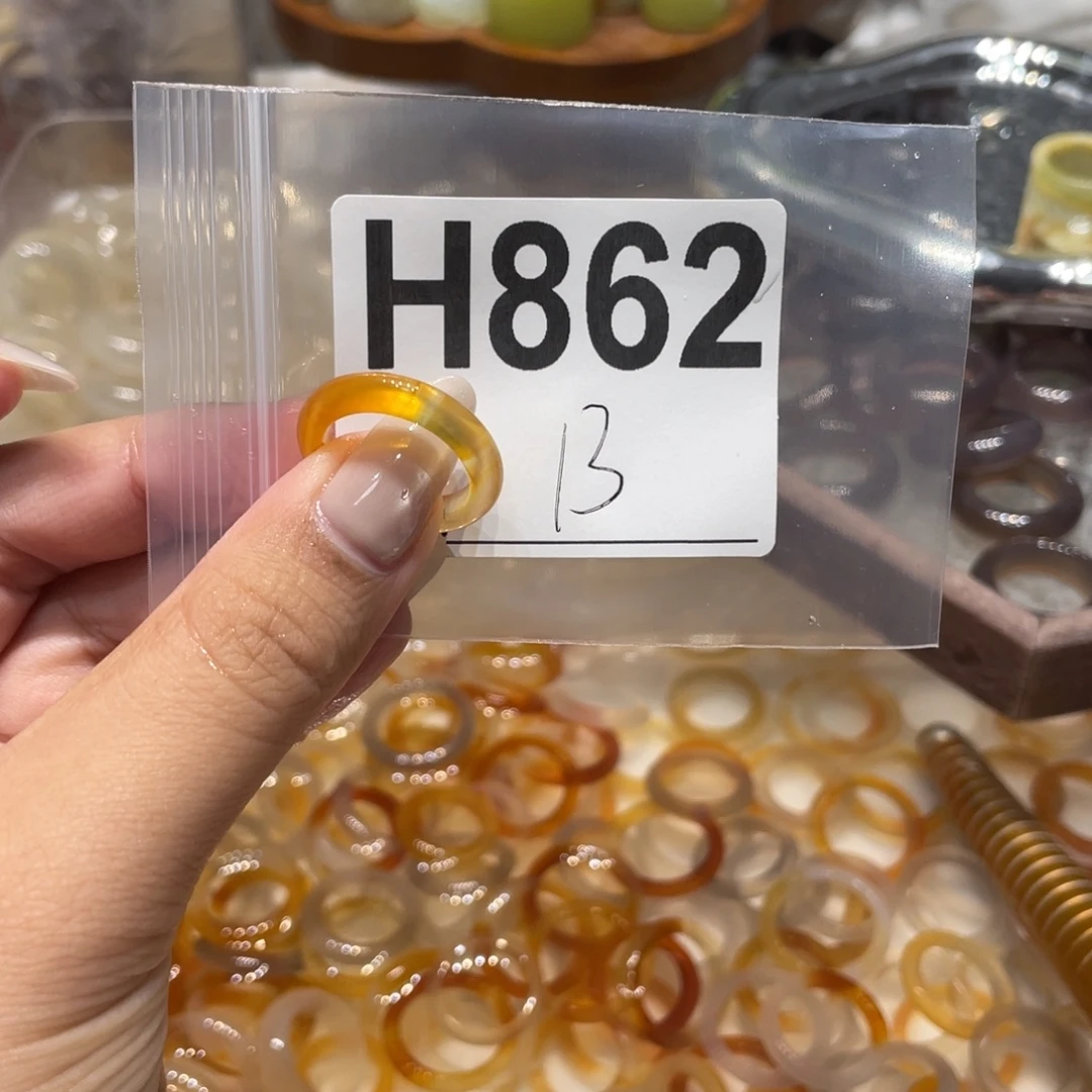 玛瑙/玉髓未镶嵌戒指862