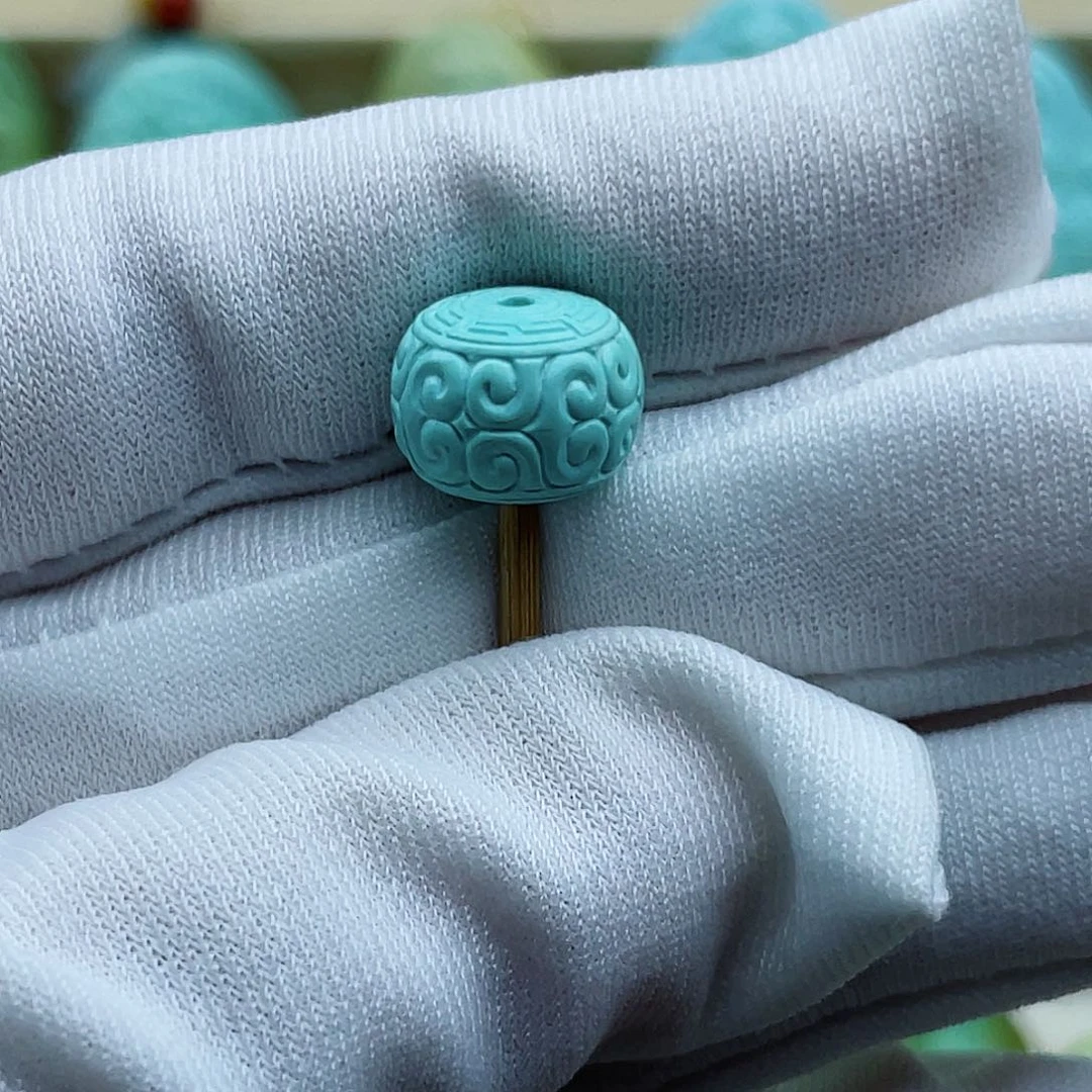 未镶嵌绿松石珠宝半成品