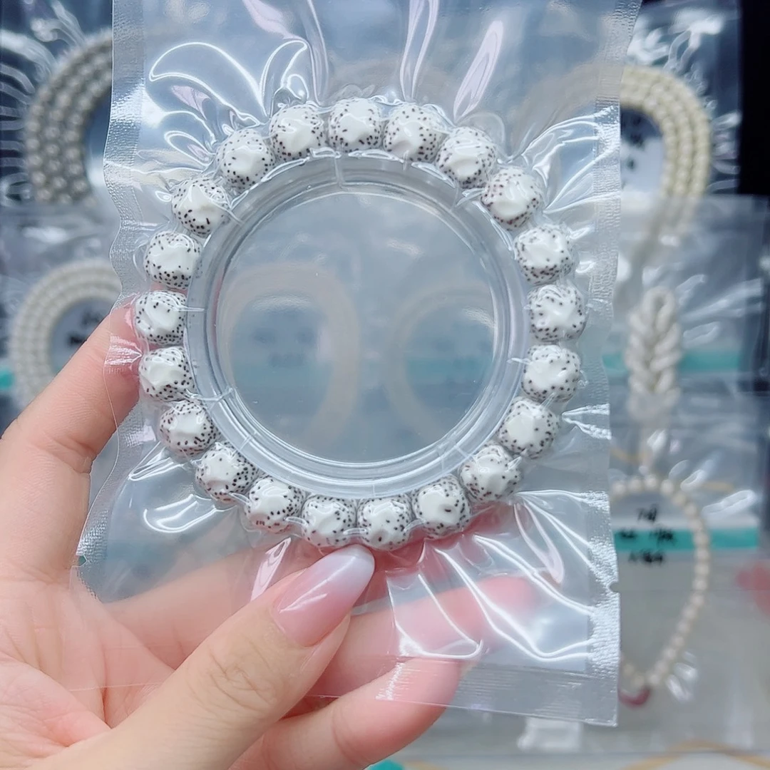 手串星月菩提原白11*10雕刻手工无相