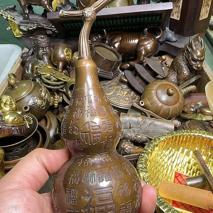 铜器办公室茶室摆件