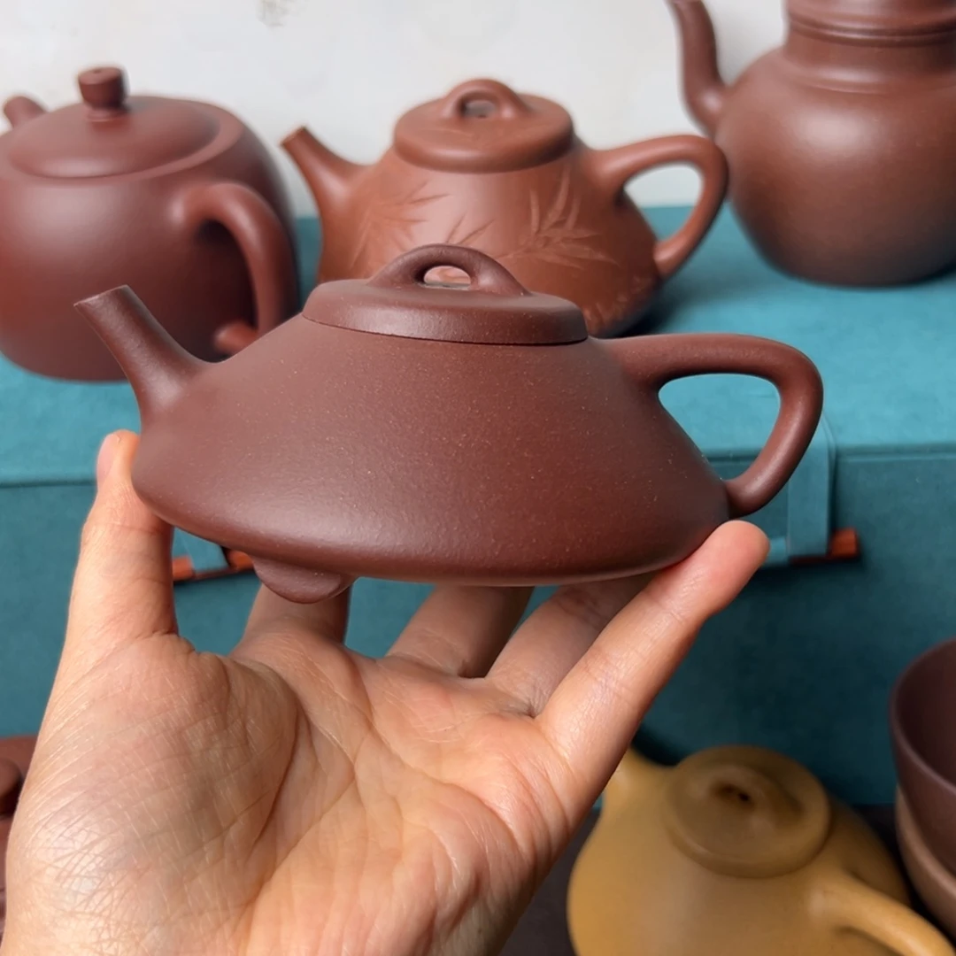 茶壶紫砂思**s大瑕疵紫泥烟灰缸