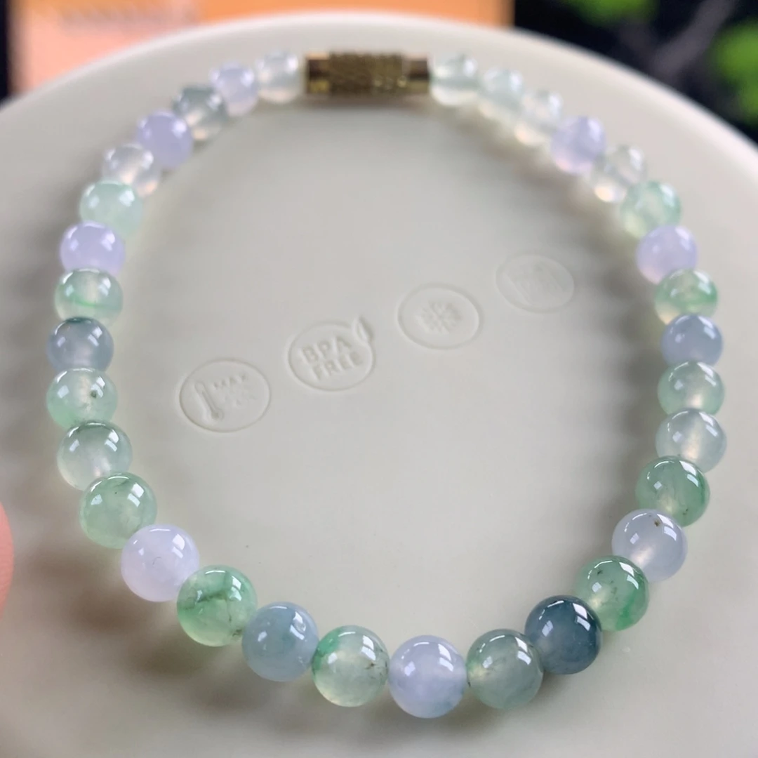 翡翠未镶嵌手链卡5