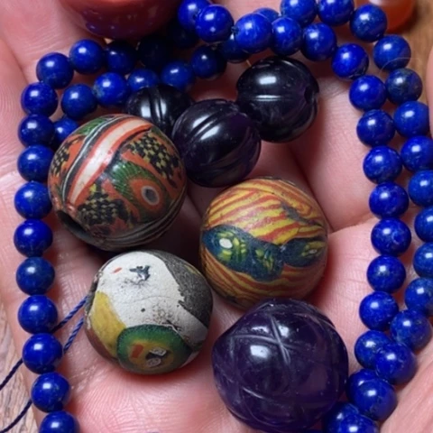 老***师颈饰琉璃藏传小元素配饰饰品