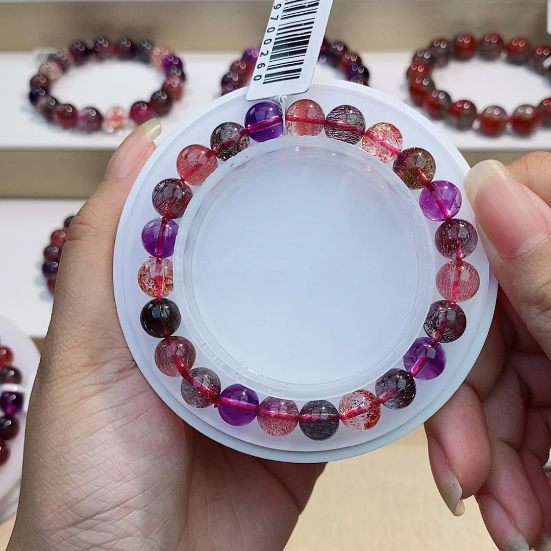 手链水晶未镶嵌黑加仑8