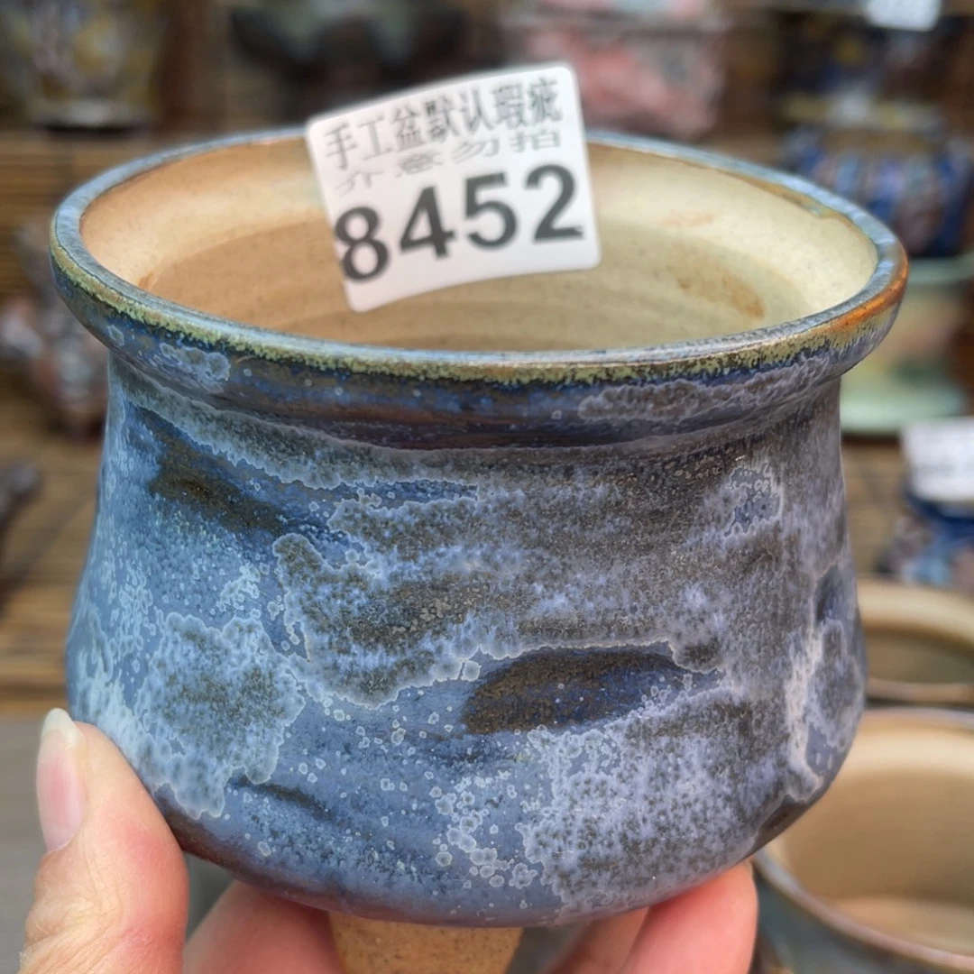 手工花盆默认瑕疵完美者勿拍