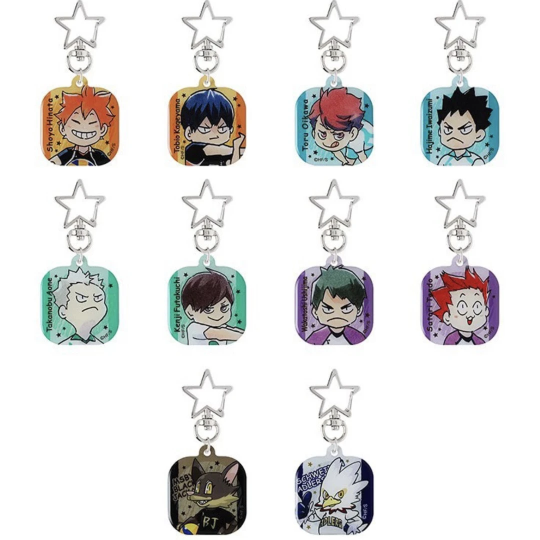 【日谷】JF2025排球少年q版亚克力挂件挂件盲盒（下单默认代拆）