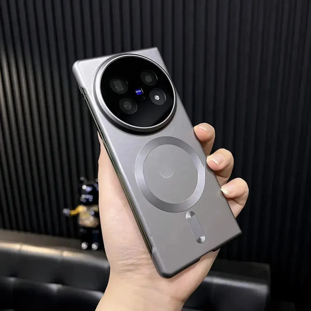 高级质感适用vivoXfold5手机壳超薄磁吸折叠屏磨砂亲肤无边框时尚