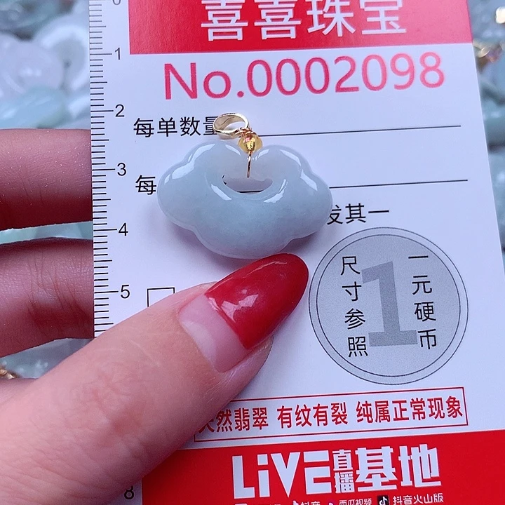 翡翠未镶嵌颈饰2098