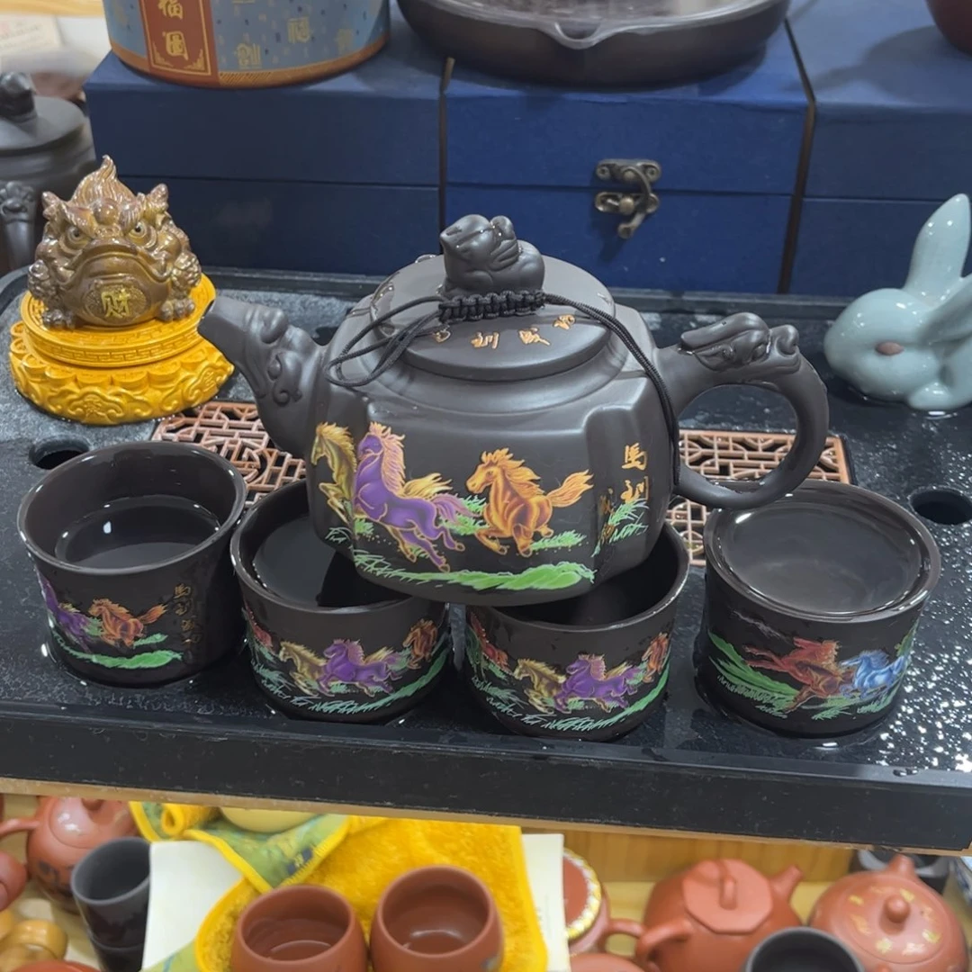 紫砂茶杯紫砂壶一壶4杯