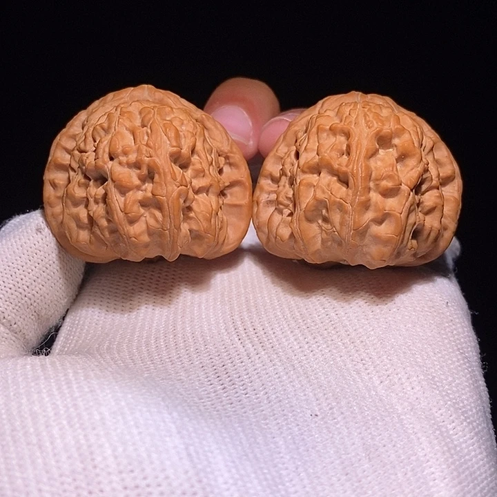 吊坠文玩核桃全品40三角白