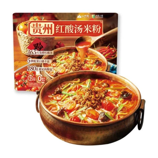 米良人良 贵州红酸汤米粉 1.58kg(4份装)