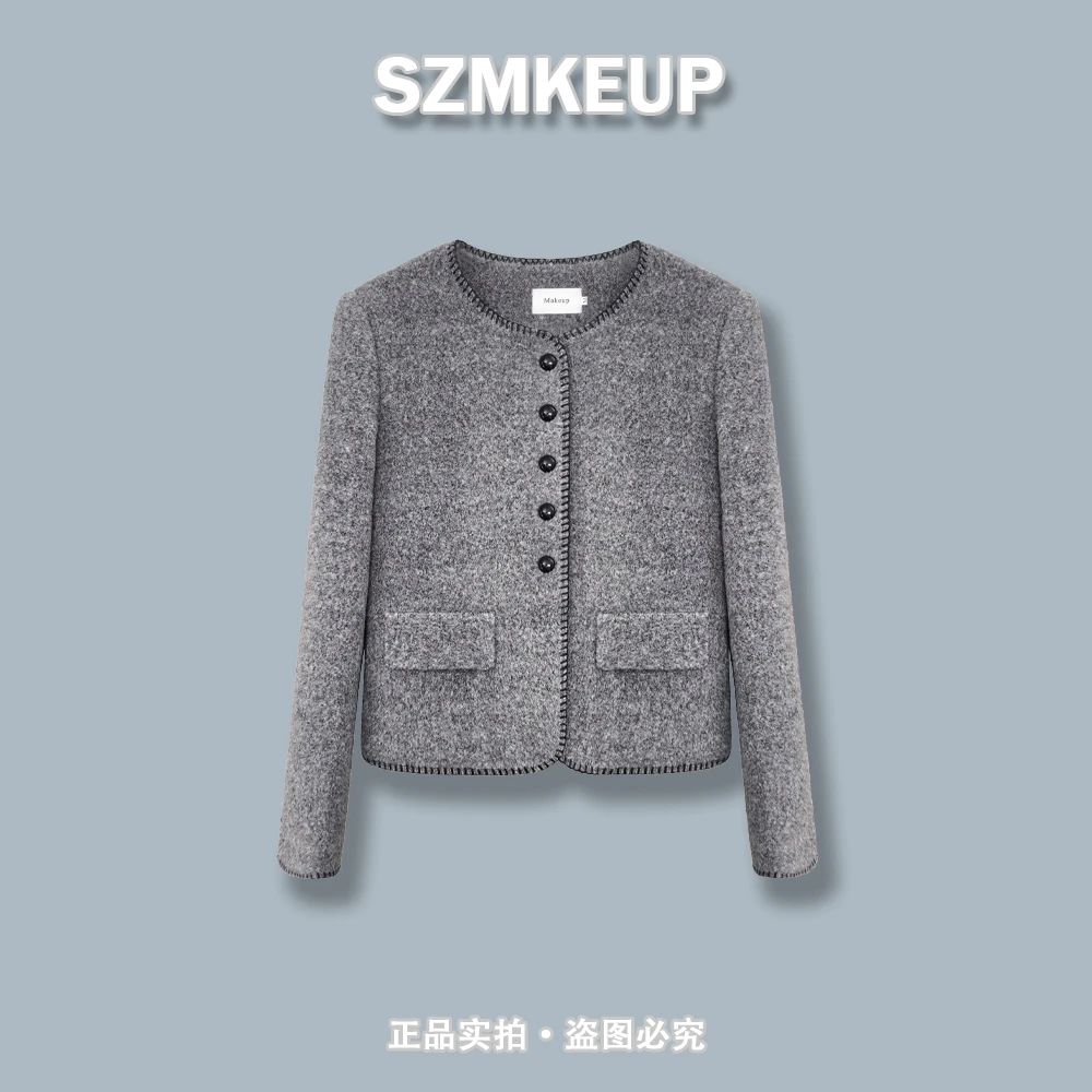 [宋老板-深圳南油]早春高定小香风法式新款气质时尚女外套MU2551