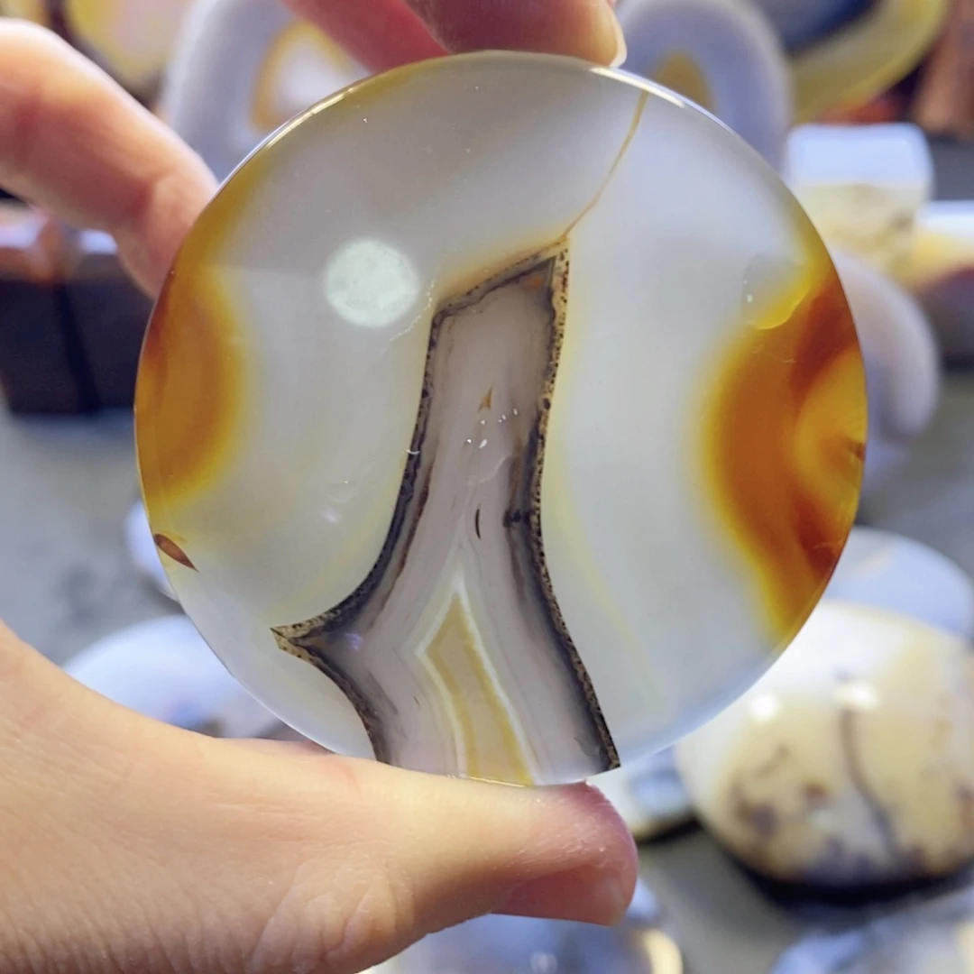 玛瑙/玉髓颈饰未镶嵌编号88