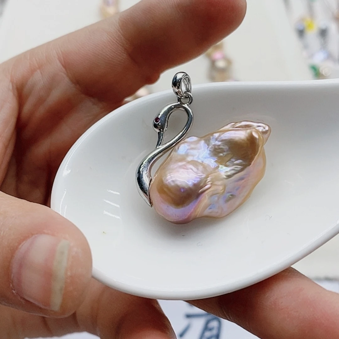 【闪购商品】银S925镶嵌淡水珍珠耳饰