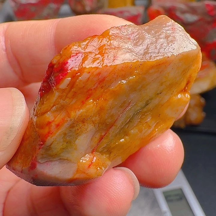 君***哥昌化石印石昌化鸡血石