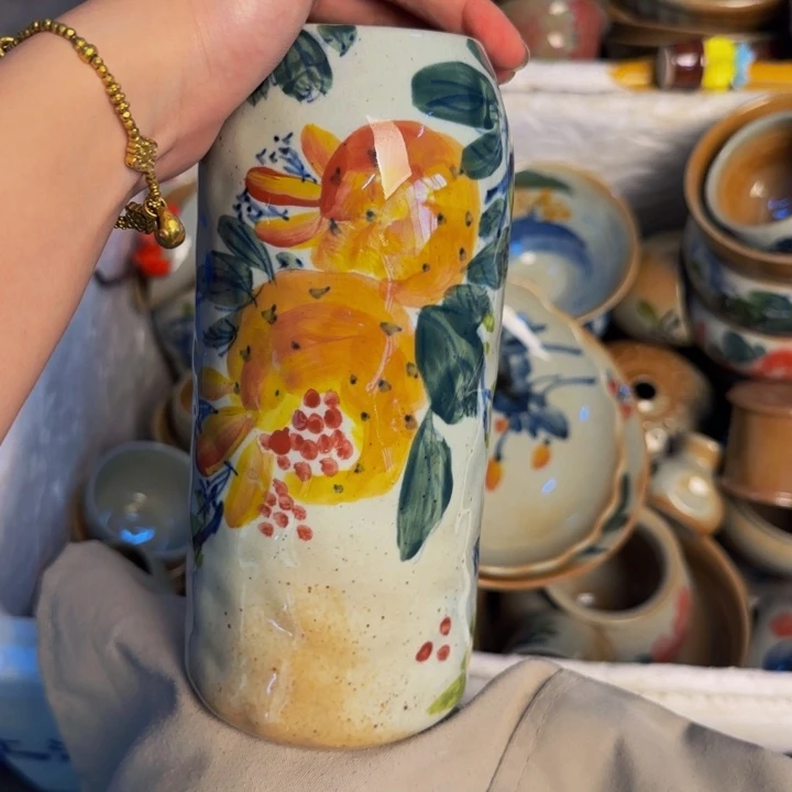 瓷片景德镇陶瓷手工手绘