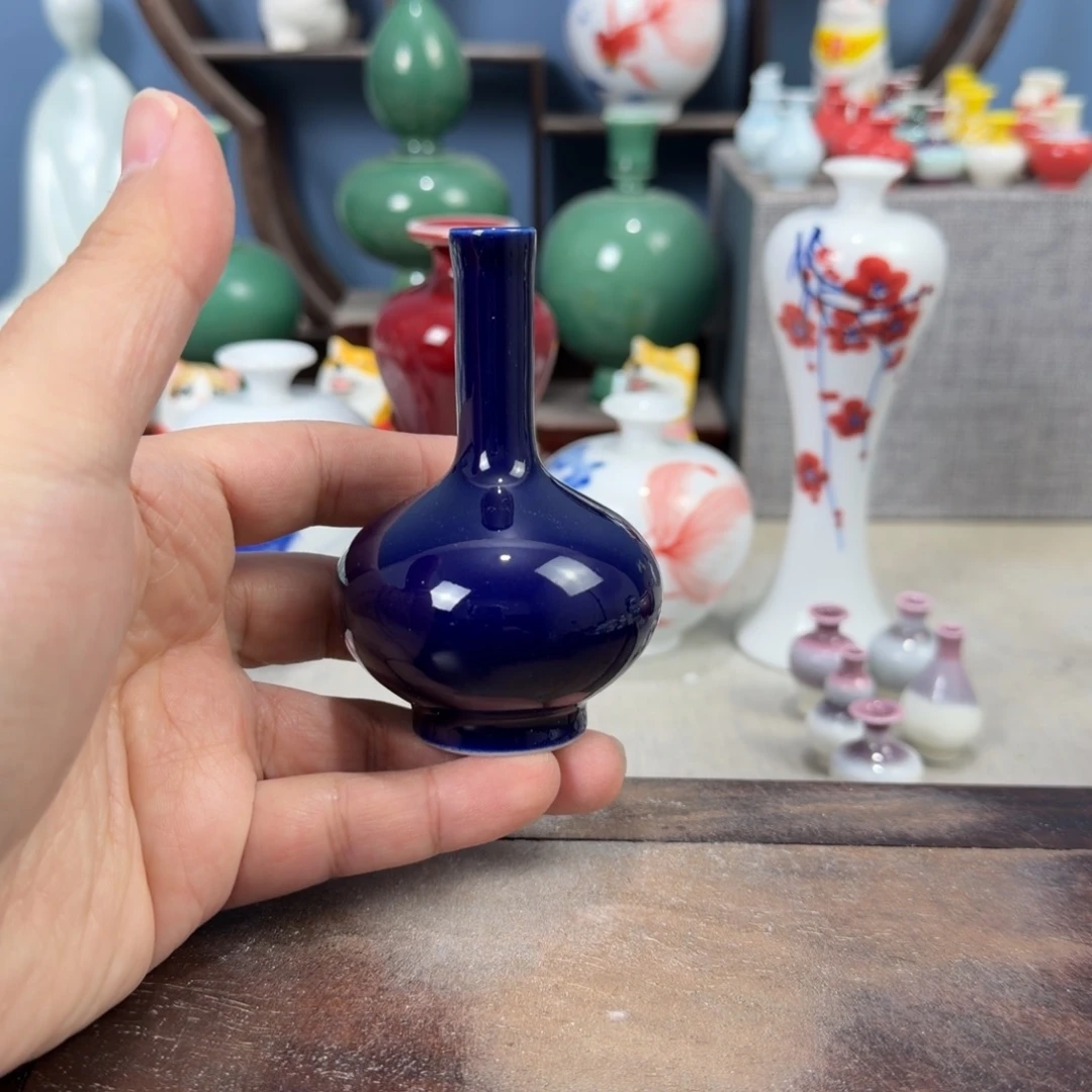 陶瓷手工小花器摆件