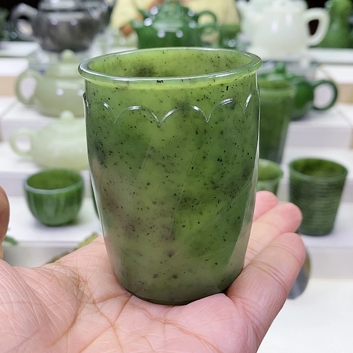 未镶嵌和田玉挂件清****尘茶杯