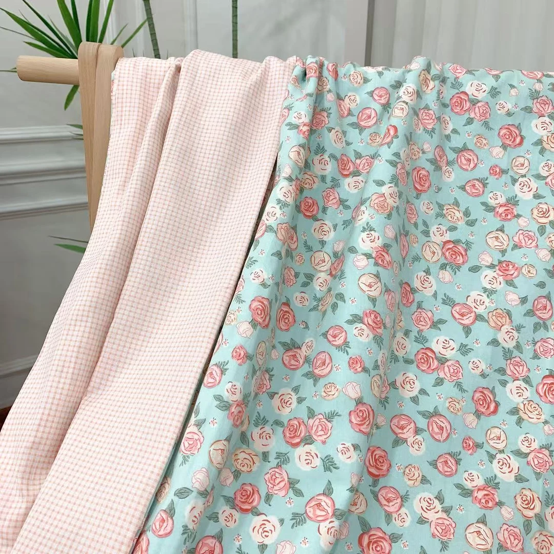 【花语】精梳斜纹木棉磨绒磨毛双人被套被罩加厚学生家用四季床品