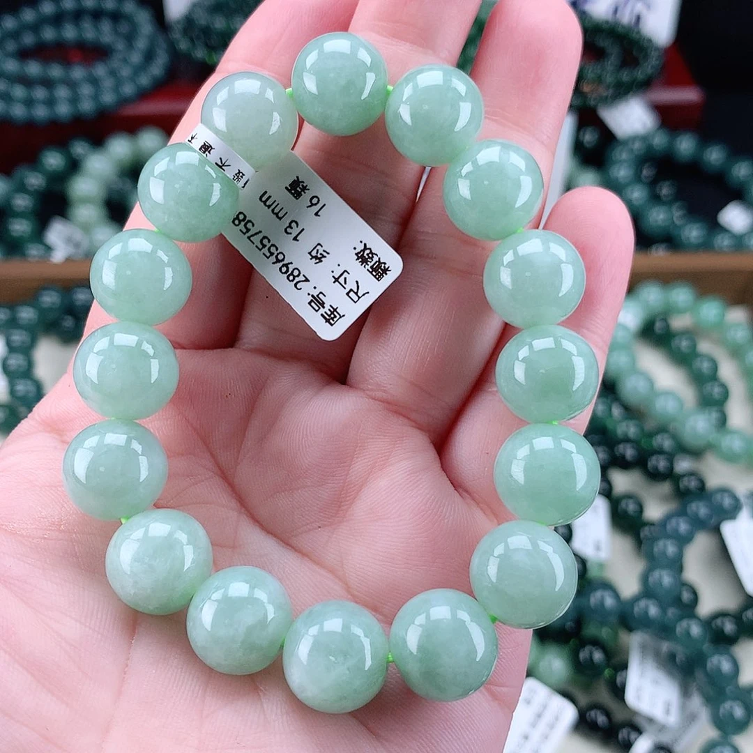 翡翠未镶嵌毛衣链