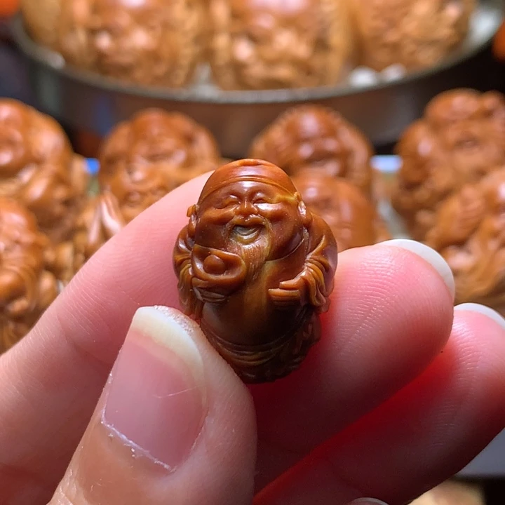 程***生吊坠橄榄核财神特价单颗