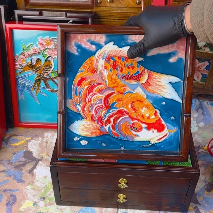 加大款瓷板画艺术作品