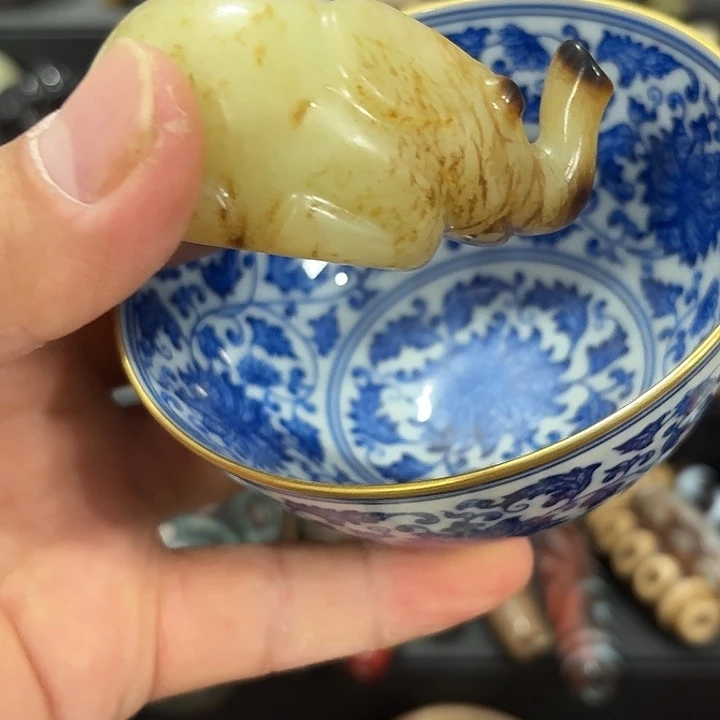 摆件欧*瓷自顾自的一个